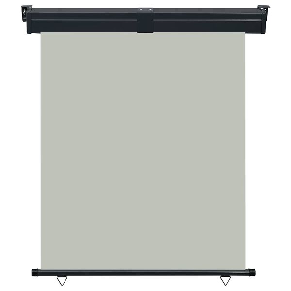 vidaXL Бічний балконний тент Сірий 140x250 см