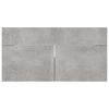 804669 vidaXL Sink Cabinet Concrete Grey 90x38,5x46 cm Chipboard