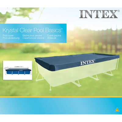 Intex Прямокутне накриття для басейну 450х220 см 28039