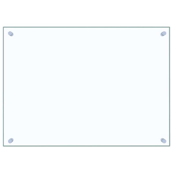 vidaXL Кухонний Фартух Прозорий 70x50 см Загартоване Скло