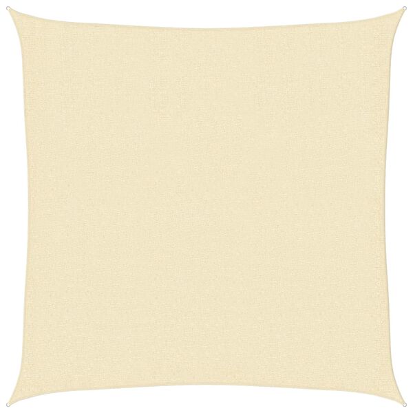 vidaXL Сонцезахисний Навіс Кремовий 2,5x2,5 м ПВЩ 160 г/м²