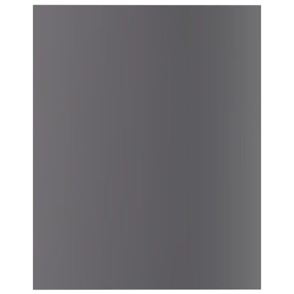 vidaXL Книжкові Полиці 8 шт Глянцевий Сірий 40х50х1,5 см ДСП