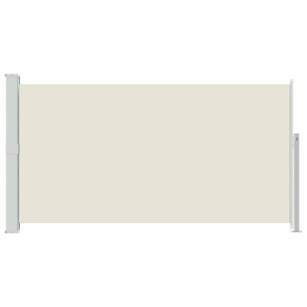 vidaXL Бічний Висувний Тент для Дворика Кремовий 170х300 см