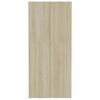 vidaXL Шафа для зберігання Дуб сонома 80x35,5x180 см ДСП