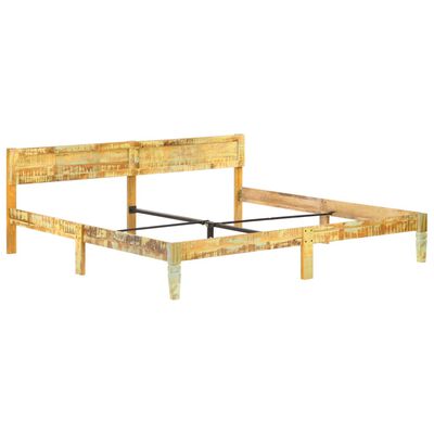 vidaXL Каркас ліжка 200x200 см Масив відновленої деревини