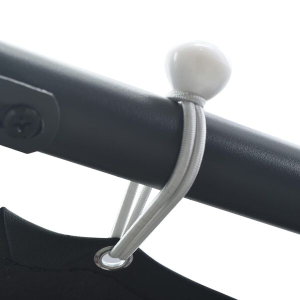 vidaXL Альтанка Павільйон Навіс Тент Антрацит 3x3 м Сталь