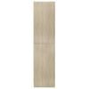 800228 vidaXL Wardrobe Sonoma Oak 100x50x200 cm Chipboard