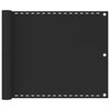 vidaXL Ширма для Балкона Антрацит 75x500 см ПВЩ