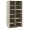 800399 vidaXL Shoe Rack Sonoma Oak 54x34x100 cm Chipboard