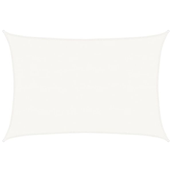 vidaXL Сонцезахисний Навіс Білий 5x6 м ПВЩ 160 г/м&sup2;