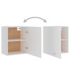 805078 vidaXL Hanging Cabinets 2 pcs White 50x31x60 cm Chipboard