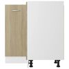 vidaXL Нижня кутова шафа Дуб сонома 75,5x75,5x80,5 см ДСП