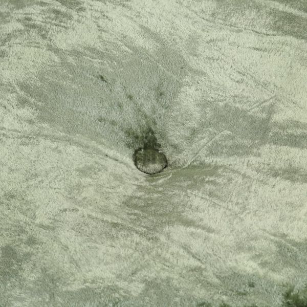 vidaXL Круглий Пуф Зелений 40х20 см Оксамит