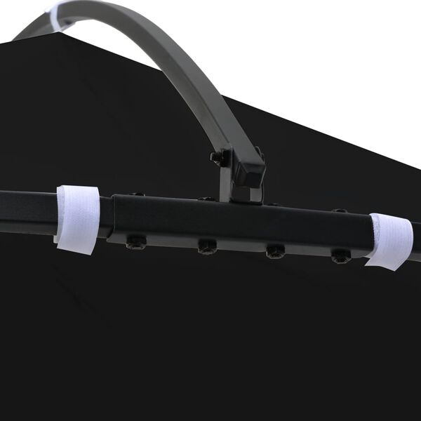 vidaXL Альтанка Кругла Антрацит 300х290 см