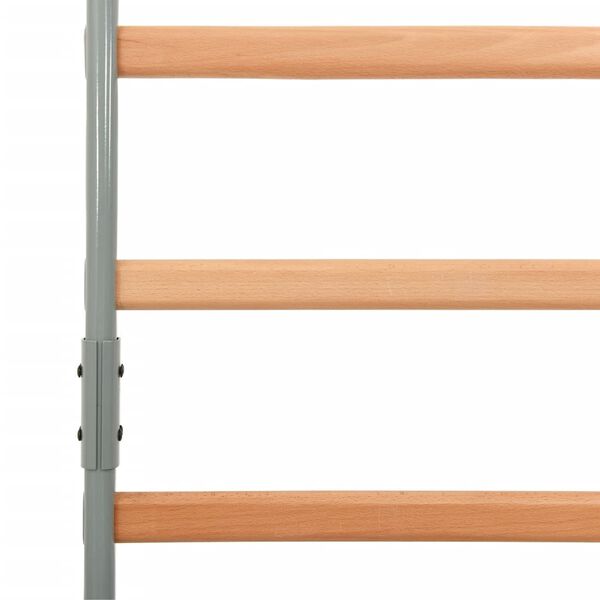 92486 vidaXL Gymnastic Climbing Rack Indoor Outdoor 90x30x236 cm