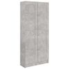 vidaXL Книжкова шафа Сірий бетон 82,5x30,5x185,5 см ДСП
