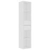 vidaXL Книжкова шафа Білий 36x30x171 см ДСП