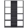 vidaXL Кімнатна перегородка/Книжкова шафа Сірий 100x24x140 см ДСП