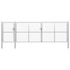 vidaXL Садові Ворота Сріблястий 500x150 см Сталь