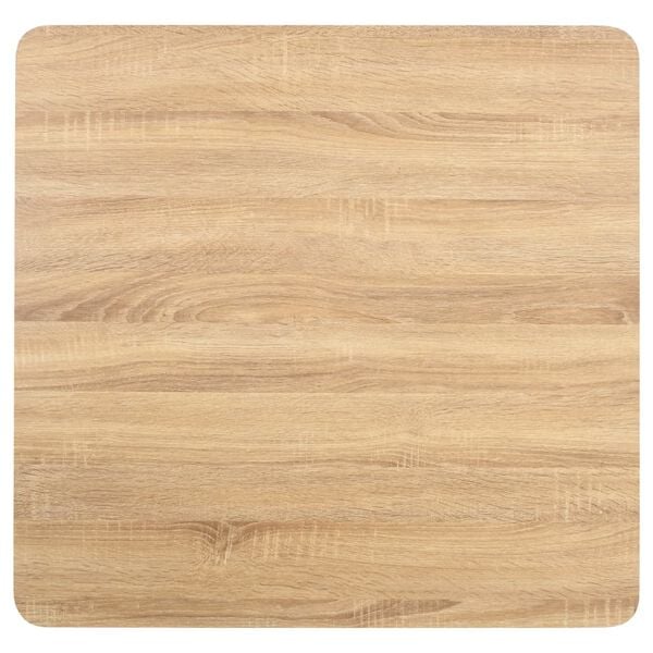 vidaXL Столик для бістро Світло-коричневий 80x80 см МДФ