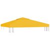 vidaXL 2-рівневе покриття для альтанки 310 г/м² Жовтий 3x3 м