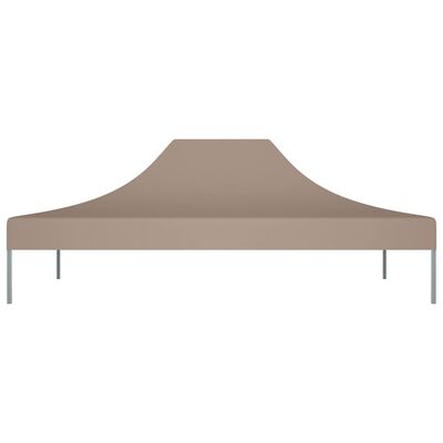 vidaXL Дах святкового шатра Сіро-коричневий 4,5x3 м 270 г/м²