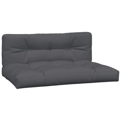 vidaXL Подушки для дивана з піддонів 2 шт Антрацит