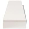 243663 vidaXL Monitor Stand Chipboard 118x23,5x9 cm White