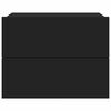 vidaXL Приліжкові тумби 2 шт. Чорний 40x30x30 см ДСП