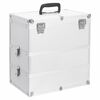 vidaXL Кейс для Косметики 37x24x40 см Сріблястий Алюміній