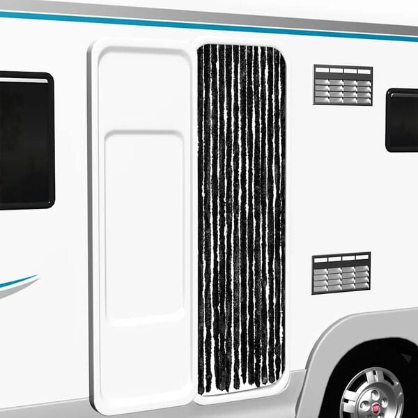 vidaXL Завіса від комах Антрацит 56x200 см Синель