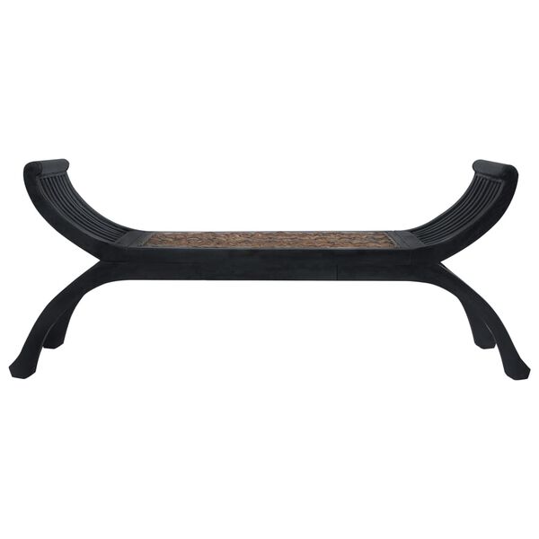 vidaXL Лавка Темно-коричневий 120 см Абака