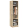 800237 vidaXL Wardrobe Sonoma Oak 50x50x200 cm Chipboard