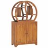 vidaXL Шафа з полицею Інь-Ян 70x30x130 см Масив тикового дерева