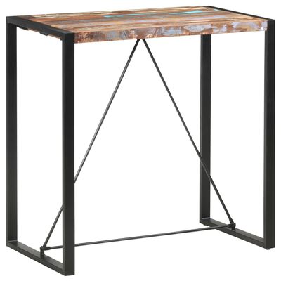 vidaXL Барний стіл 110x60x110 см Масив відновленої деревина