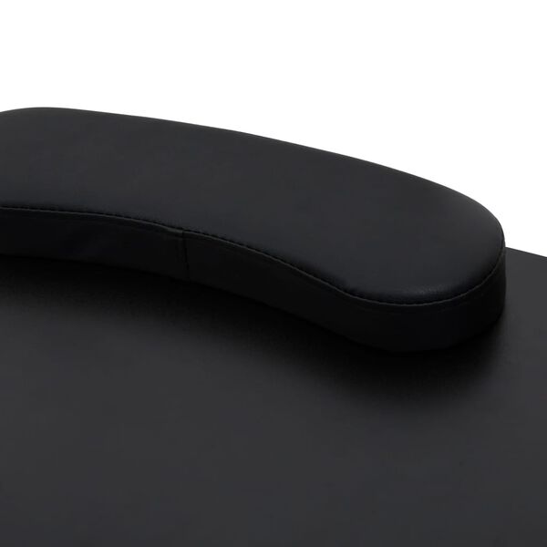 vidaXL Складний Манікюрний Столик на Коліщатках Чорний