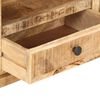 vidaXL Тумба під телевізор 120x30x40 см Масив манго/Натуральний очерет