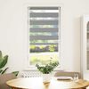vidaXL Смугаста Рулонна Штора Сірий 40х100 см