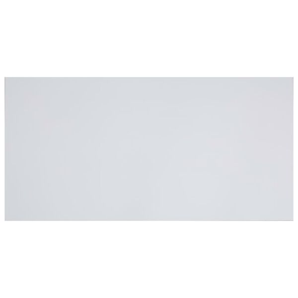 vidaXL Обідній Стіл Білий і Чорний 120x60x74 см МДФ