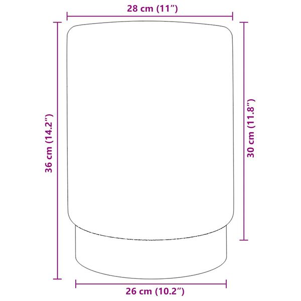vidaXL Табурет Синій/Золотистий Оксамит