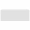 800306 vidaXL Floating Nightstand White 40x30x15 cm Chipboard