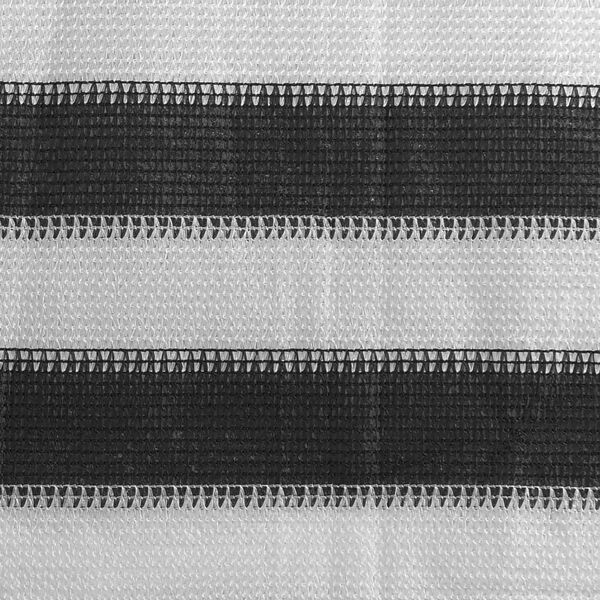 vidaXL Балконна Ширма Антрацит і Білий 120x500 см ПВЩ