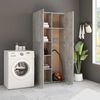 800004 vidaXL Storage Cabinet Concrete Grey 80x35,5x180 cm Chipboard