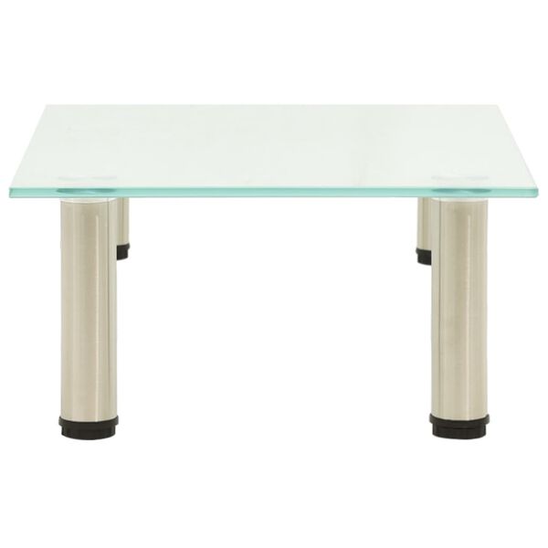 vidaXL Підставка під Телевізор Матовий 40x35x17 см Загартоване Скло