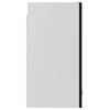 801250 vidaXL Hanging Cabinet High Gloss Black 29,5x31x60 cm Chipboard
