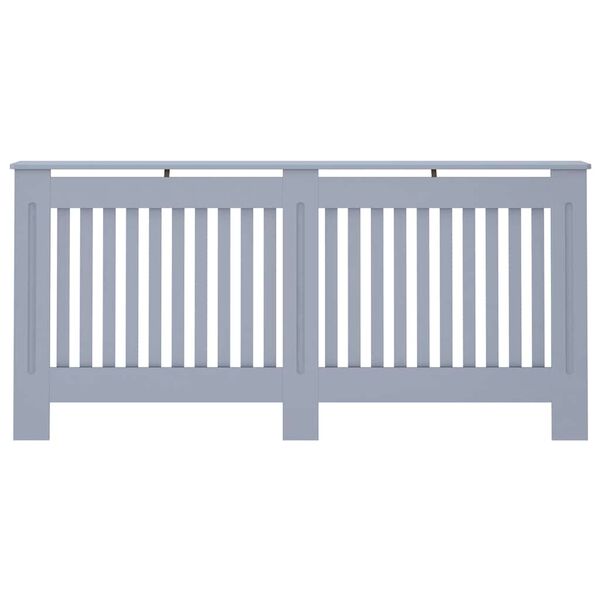 vidaXL Короб для Радіатора Антрацит 172x19x81 см МДФ