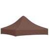vidaXL Дах Святкового Шатра Коричневий 2х2 м 270 г/м&sup2;