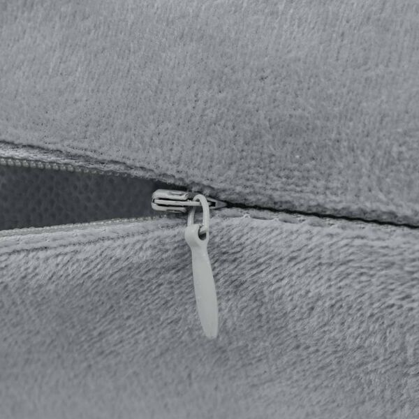 vidaXL Наволочки 4 шт Сірий 50х50 см Тканина