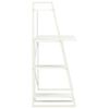 20282 vidaXL Desk with Shelving Unit White 102x50x117 cm