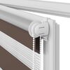 vidaXL Смугаста Рулонна Штора Кавовий 80х150 см